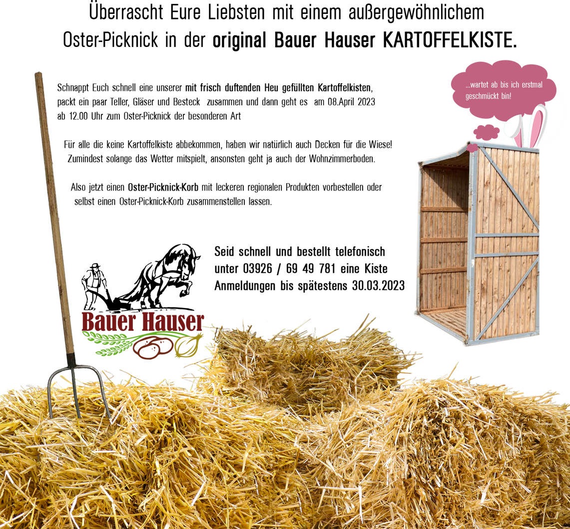 Osterpicknick bei Bauer Hauser Bauer Hauser Landwirtschaftsbetrieb